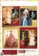 A magazine with a bunch of pictures of women in dresses.